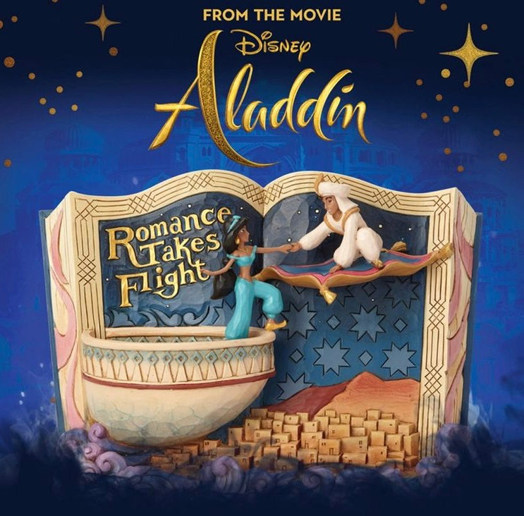 Romance Takes Flight Storybook Aladdin Figurine