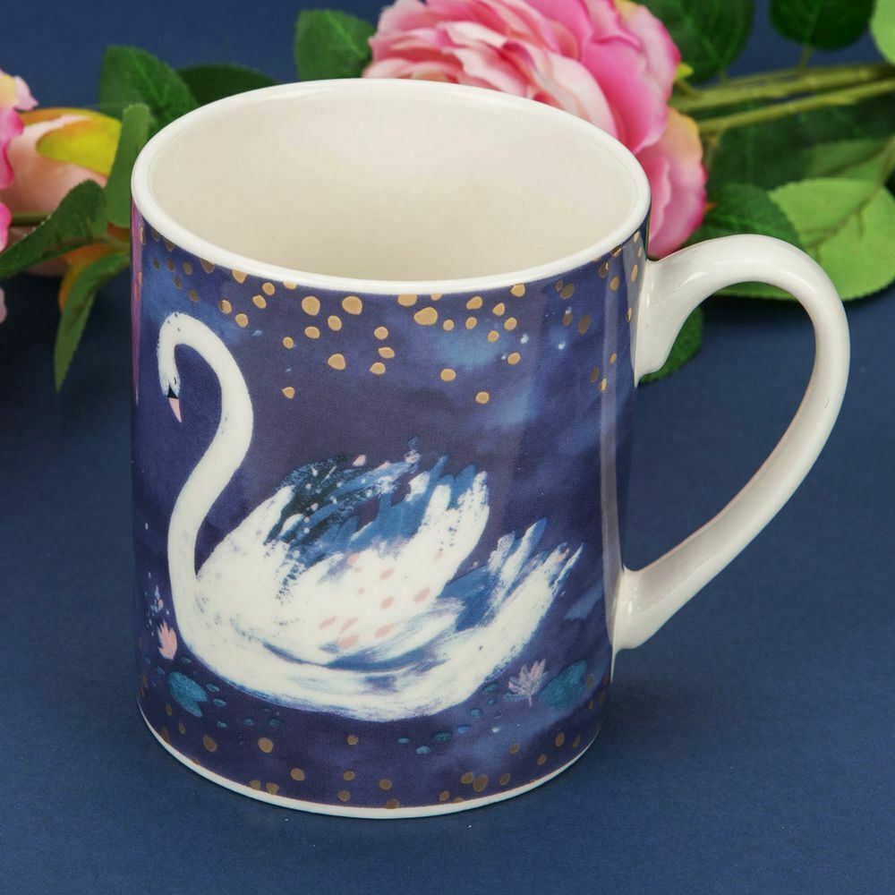 Swan Lake Hello Beautiful Porcelain Mug