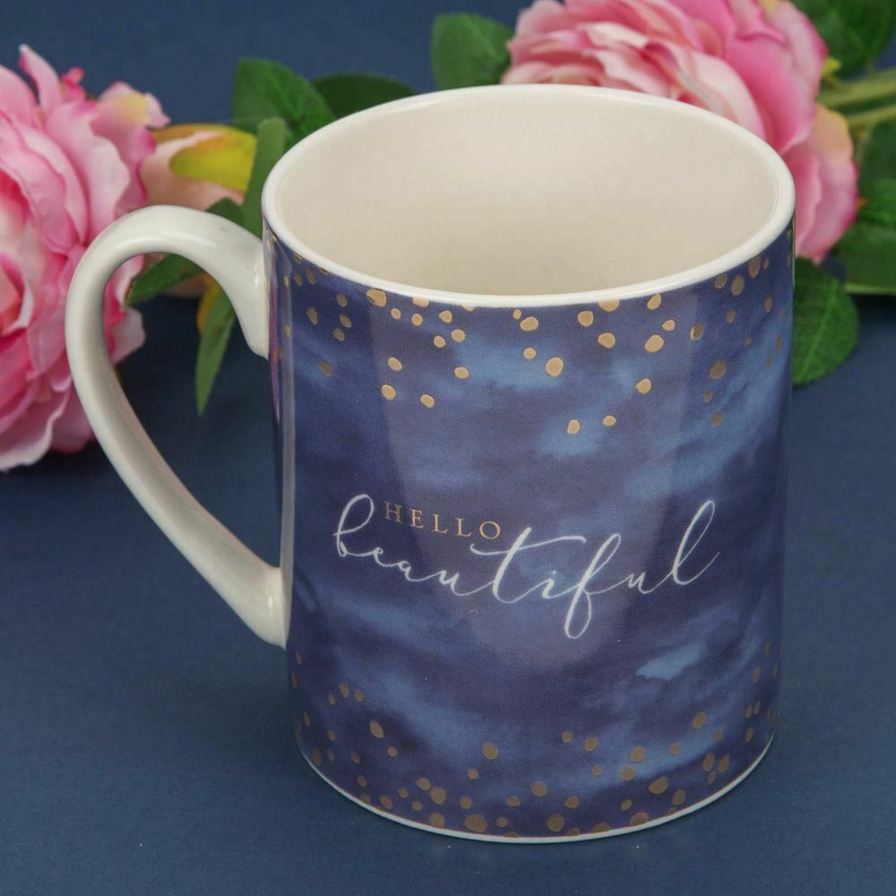 Swan Lake Hello Beautiful Porcelain Mug
