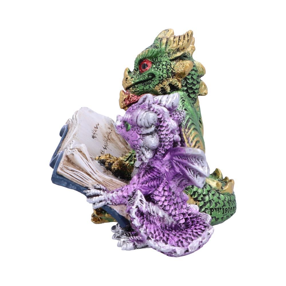 Nemesis Now Tales of Fire Reading Book Dragon Figurine