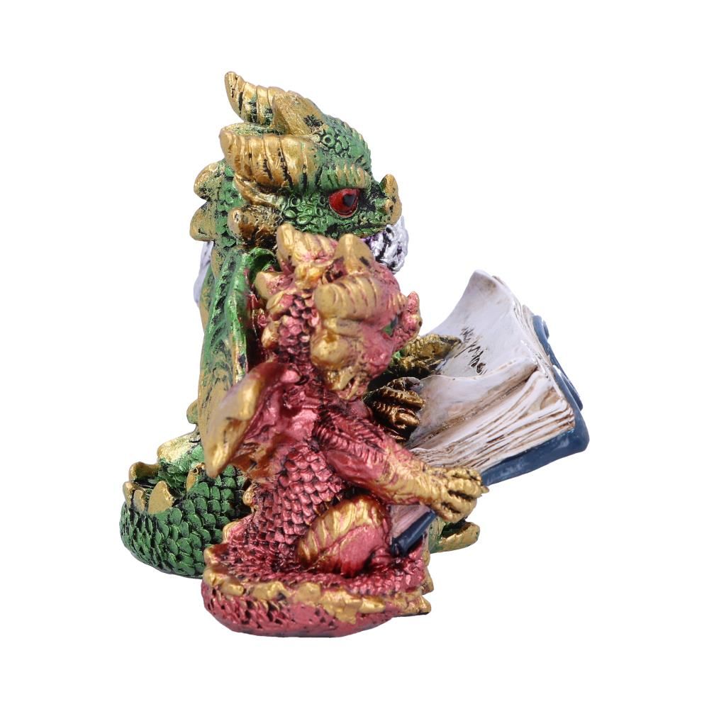 Tales of Fire Reading Book Dragon Figurine