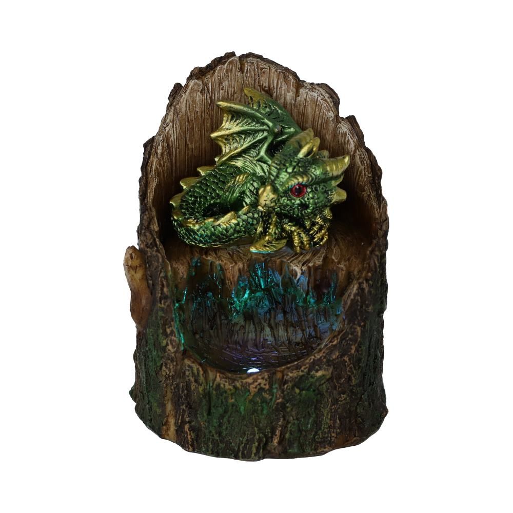 Nemesis Now Arboreal Hatchling in Tree Trunk Light Up Figurine