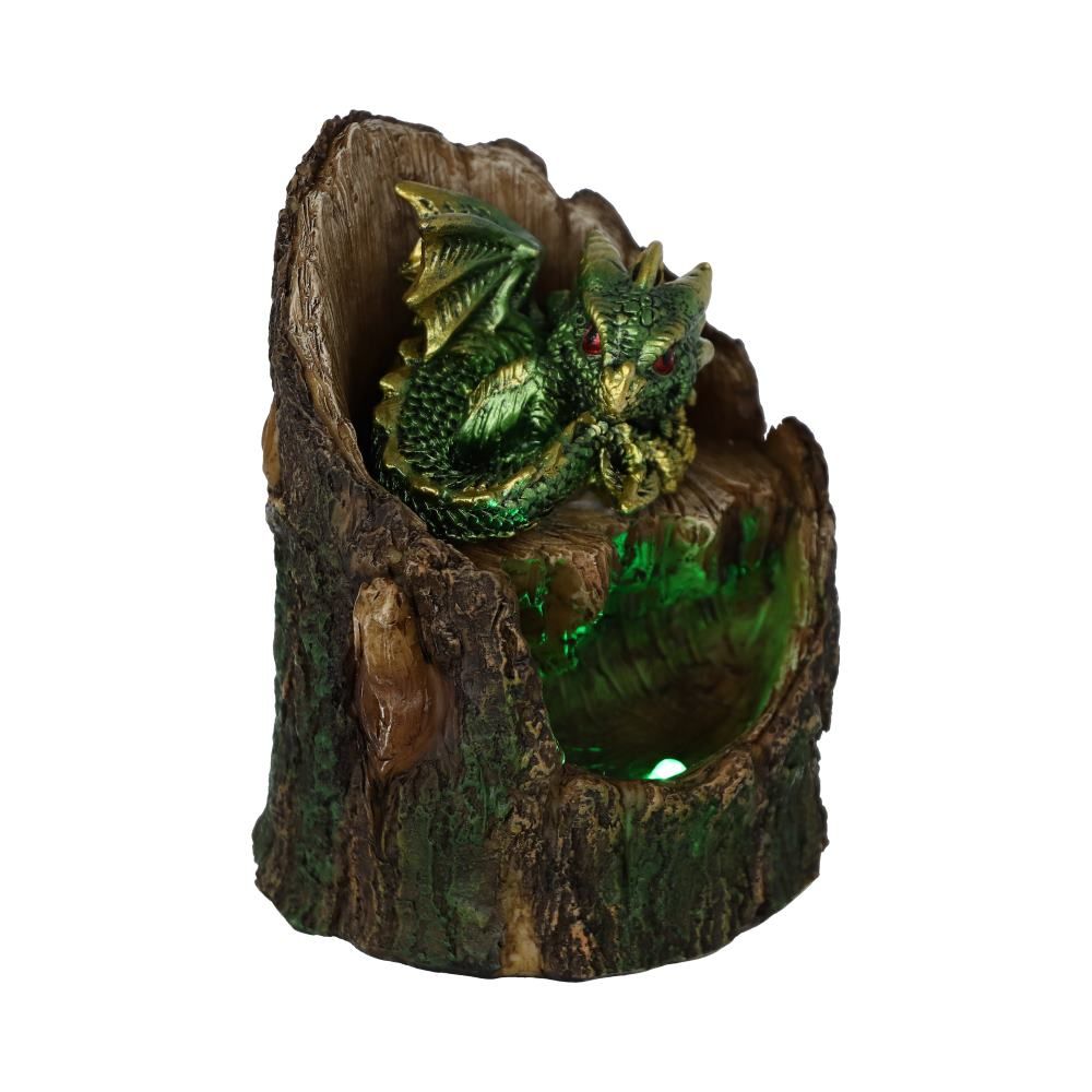 Arboreal Hatchling in Tree Trunk Light Up Figurine