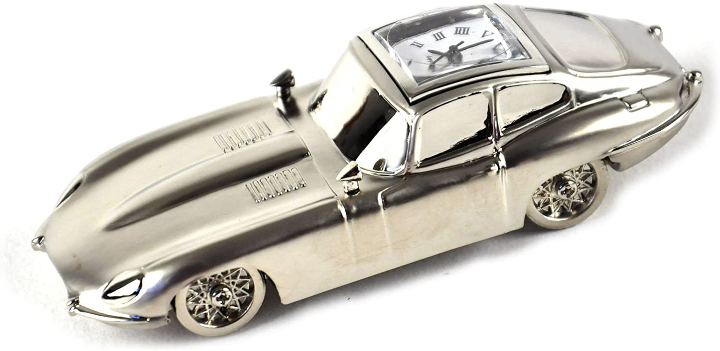 Miniature Clock Vintage Sportscar