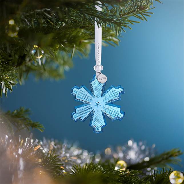 Snowcrystal Ornament 3.7" by Waterford