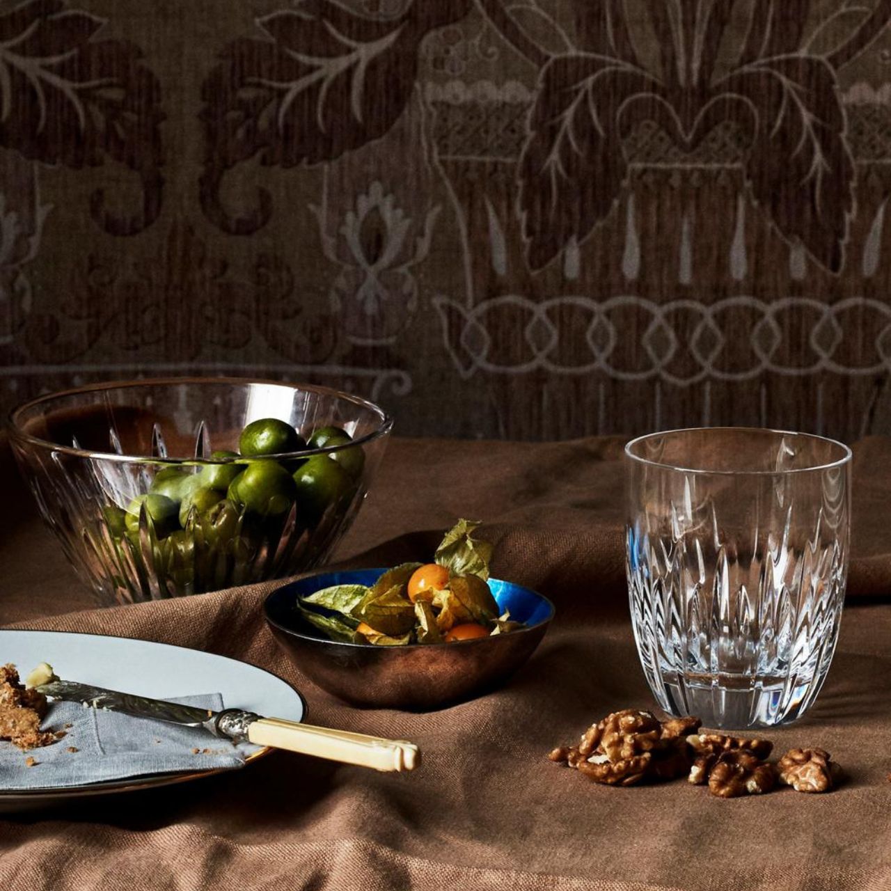 Ardan Mara Tumbler Pair by Waterford Crystal  Waterford Ardan offers the beauty of simplicity with the Mara pattern. Mara is the Irish meaning for sea and is inspired by the wild Atlantic Ocean with long and short deep vertical cuts. The Ardan Mara Tumbler, Pair is perfect for every day use.