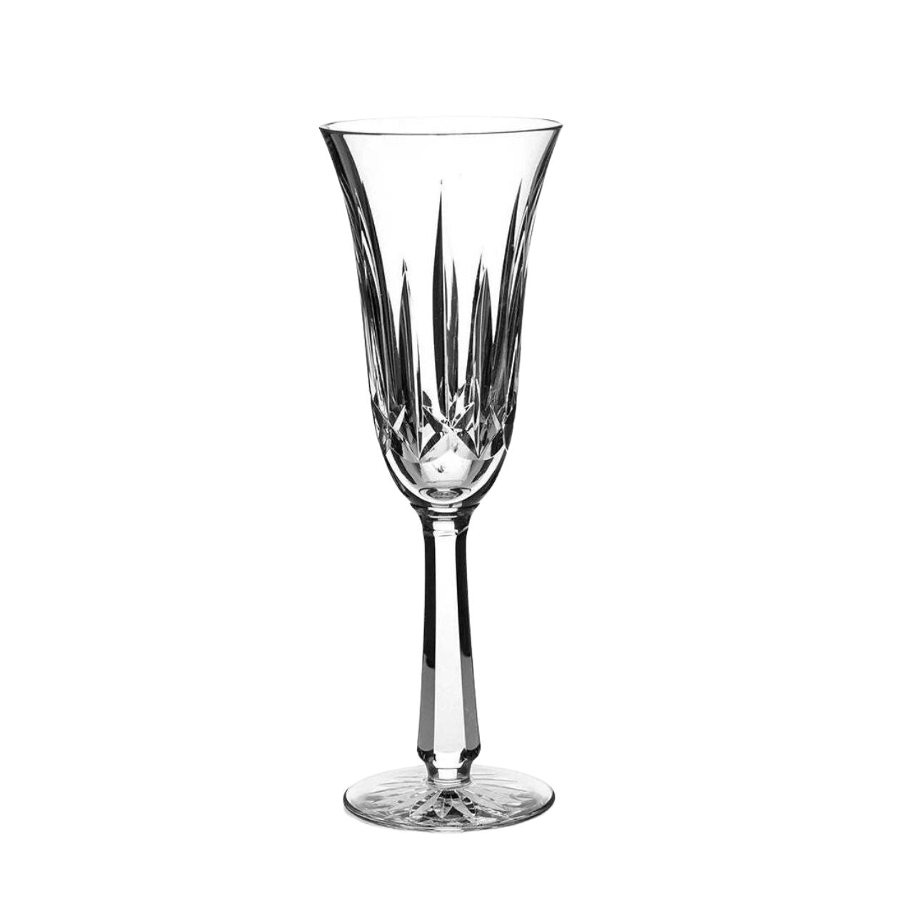 Waterford Crystal Ballyshannon Flute Champagne  The Waterford Ballyshannon pattern is a stunning combination of brilliance and clarity. Featuring a graceful, extended stem, the Ballyshannon Champagne Flute is designed to enhance the aesthetics of sparkling wine and champagne cocktails.