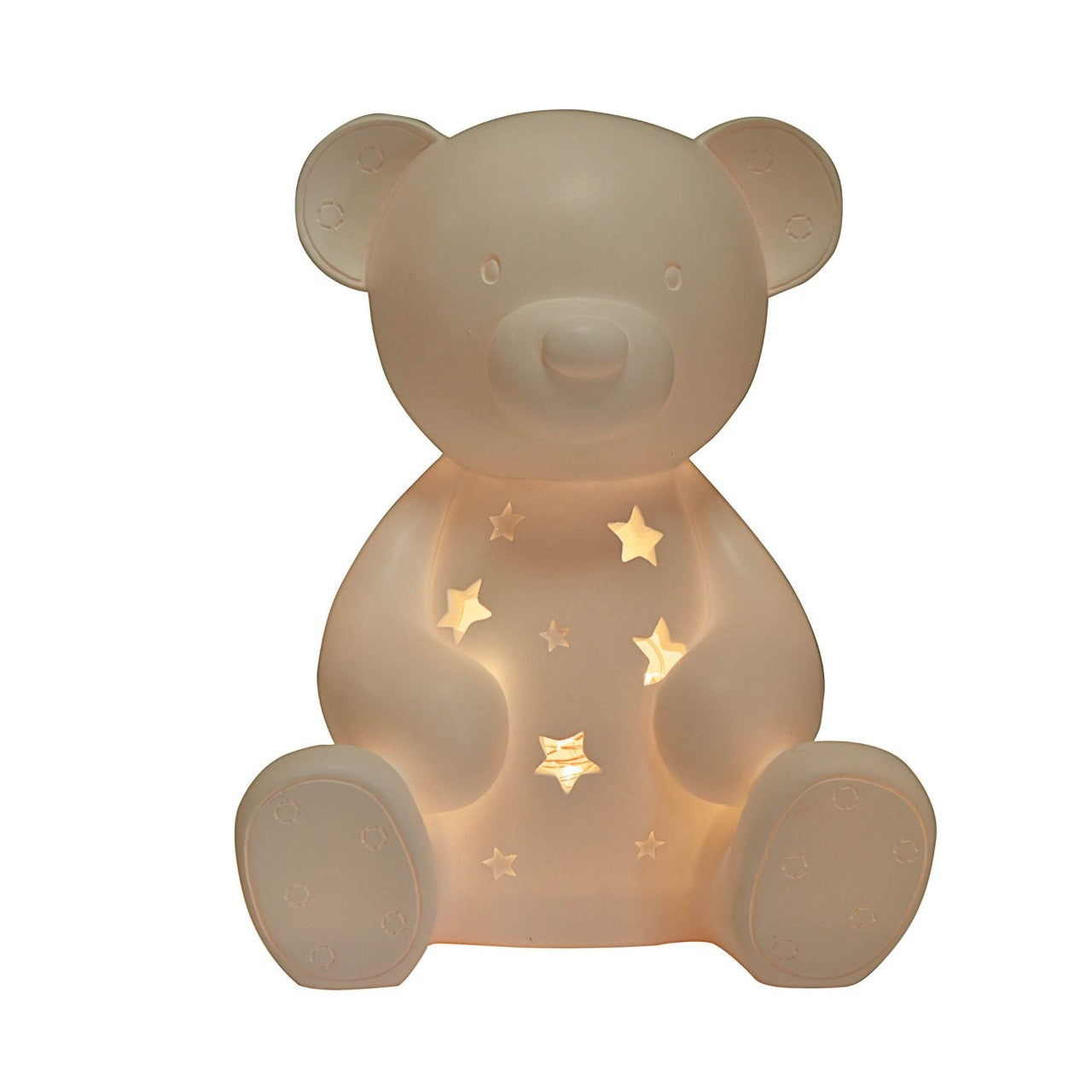 Bambino Light Up Night Light Bear  A light up night light bear from BAMBINO BY JULIANA®.  This adorable night light will ensure soothing nights of sleep for new born babies.