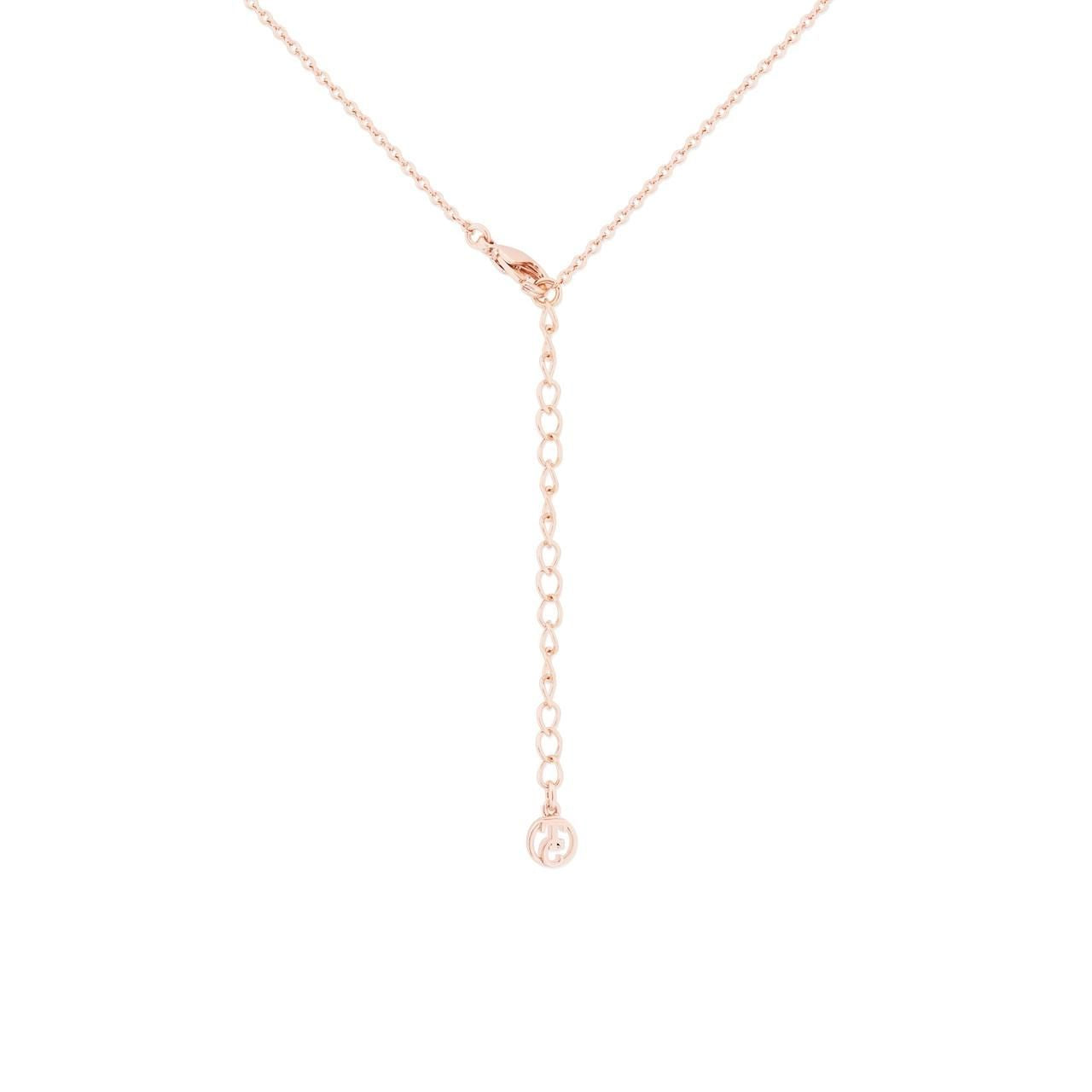 Tipperary Crystal Bee Rose Gold Hexagonal Infinity Pendant - New Winter 2022