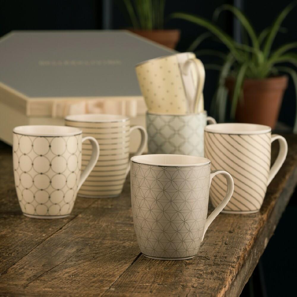 Belleek Living Geometric Pastles Mug Collection