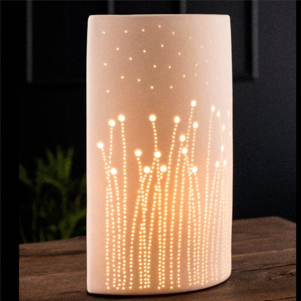 Belleek Living Meadows Luminaire  Are you looking for lighting that doesn't take up much room in your home? This Meadow Luminaire is perfect. Creating the most beautiful soft lighting, without taking up much space, this plug in Meadow Luminiare can fit anywhere within your home.