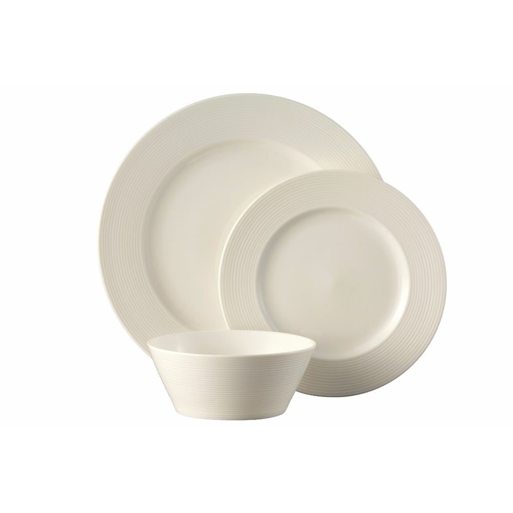 Belleek Living Ripple Dinnerware 12 Piece Set  Combining contemporary design and unique style, Belleek Living reflects the atmosphere of the modern home.