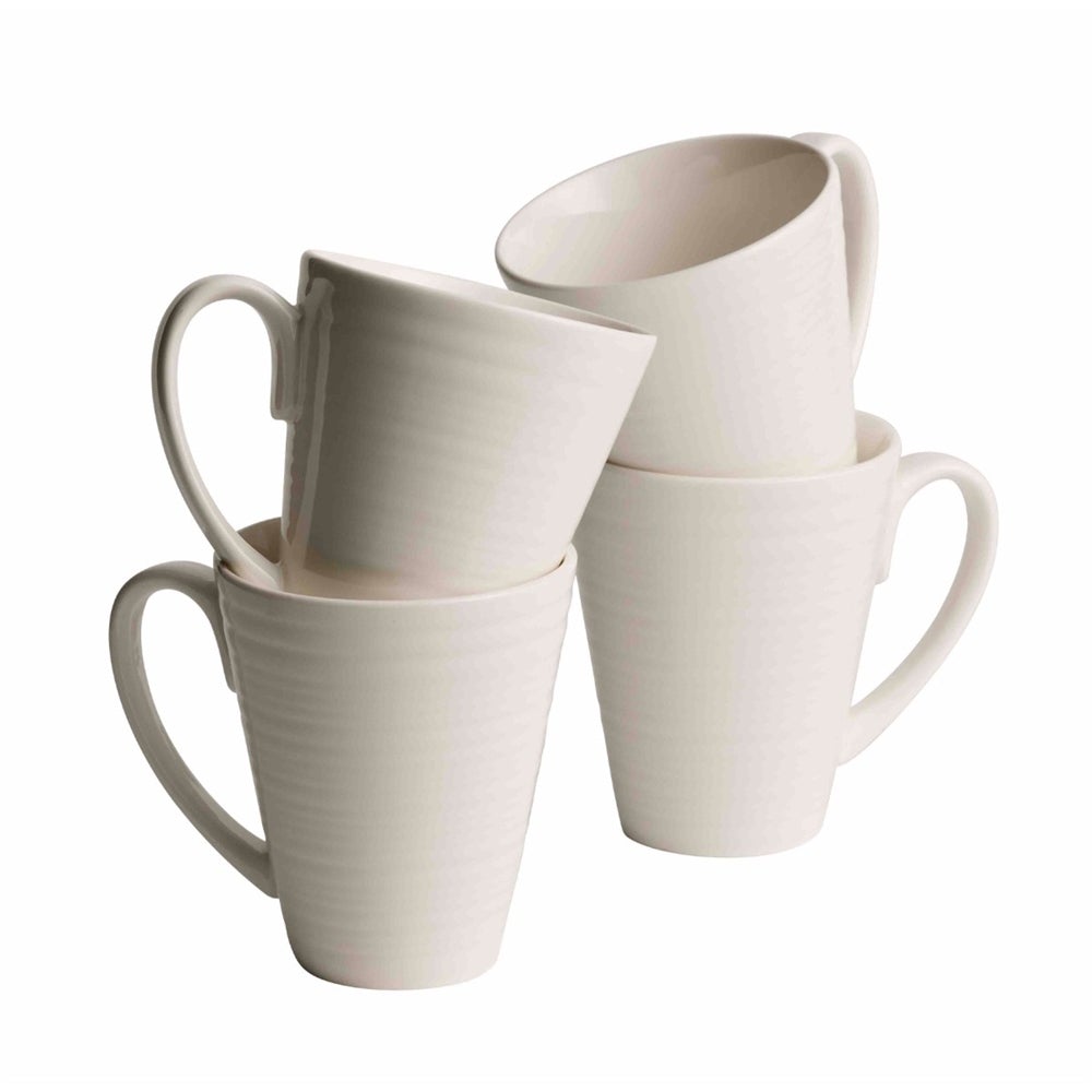Belleek Living Ripple Mugs Set  Combining contemporary design and unique style, Belleek Living reflects the atmosphere of the modern home. This range of gift-ware, tableware and home accessories has been aspired b the desires and aspiration of the 21st Century homeowner.