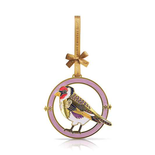 Tipperary Crystal Birdy Goldfinch Hanging Decoration  We just Love Christmas! The festive season, the giving of gifts, creating memories and being together with family and loved ones. Have lots of fun with our lovingly designed and created Christmas decorations, each one has a magic sparkle of elf dust!
