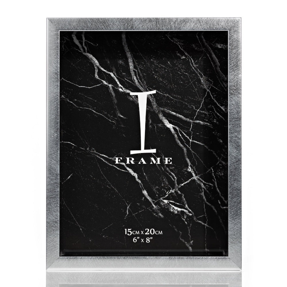 Set of 3 Black and Silver Stackable Frames  Three striking black and silver stackable frames to show off your favourite photos.  The set features 6" x 8", 5" x 7" and 4" x 6" aperture frames for your favourite photograph in contrasting black and silver designs.