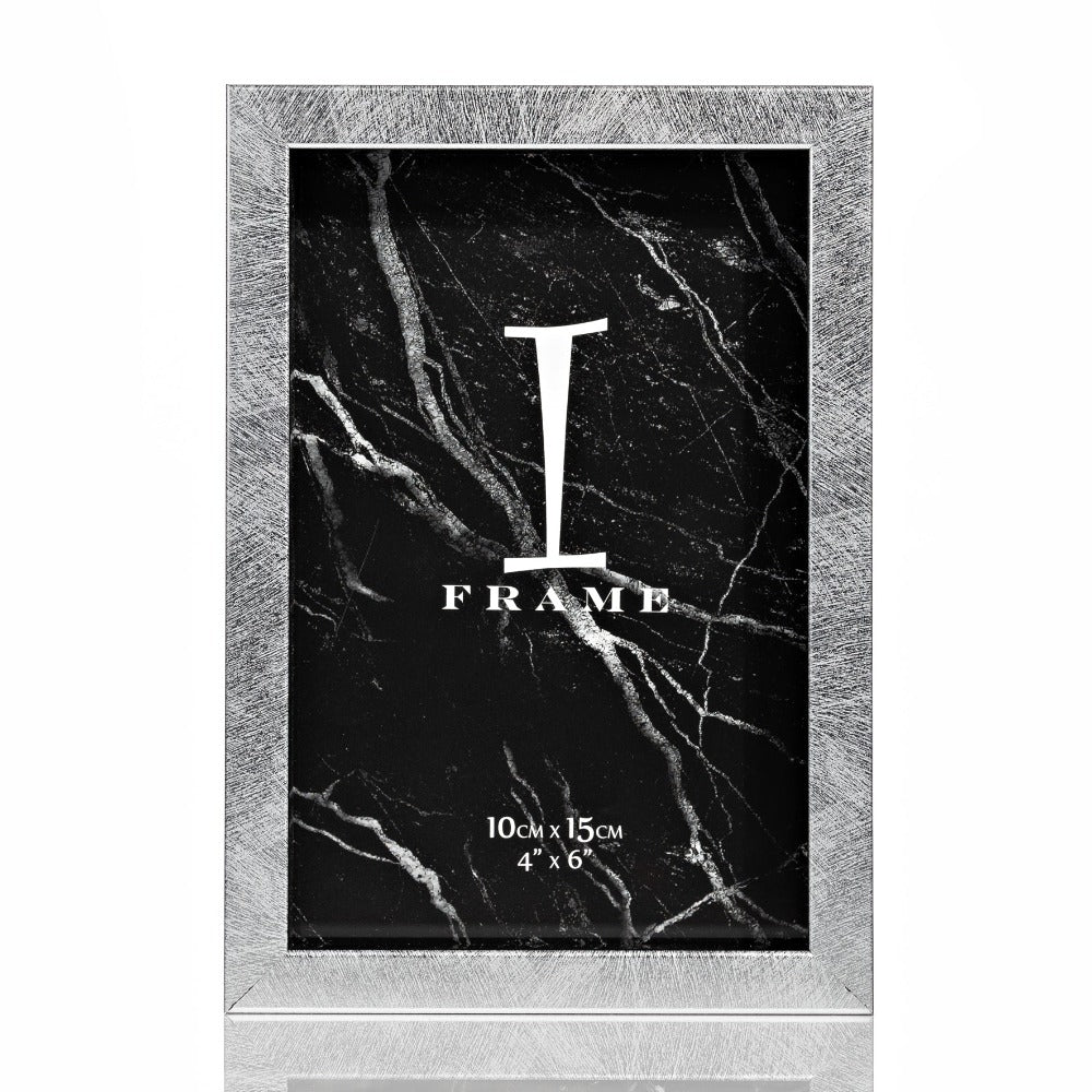 Set of 3 Black and Silver Stackable Frames  Three striking black and silver stackable frames to show off your favourite photos.  The set features 6" x 8", 5" x 7" and 4" x 6" aperture frames for your favourite photograph in contrasting black and silver designs.