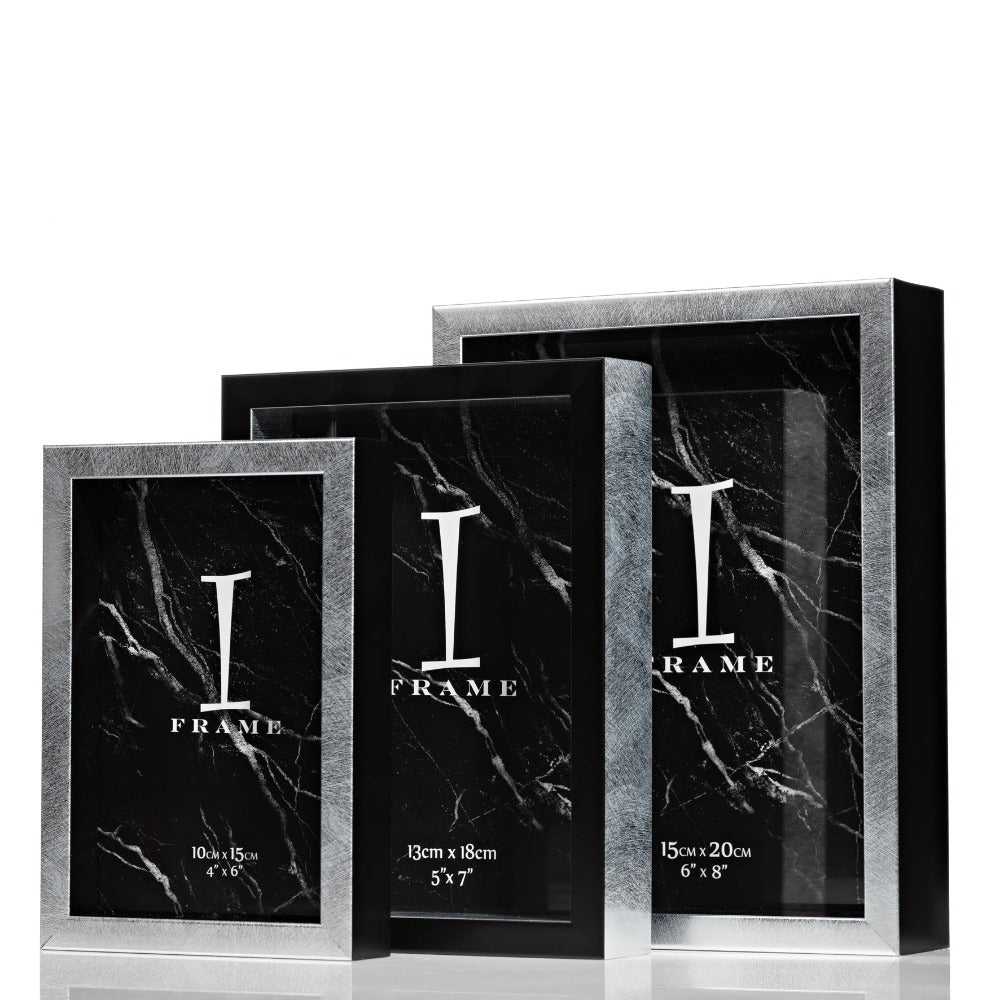 Stackable Frames Black and Silver Stackable Frames Set of 3 – Horgan's of Blarney