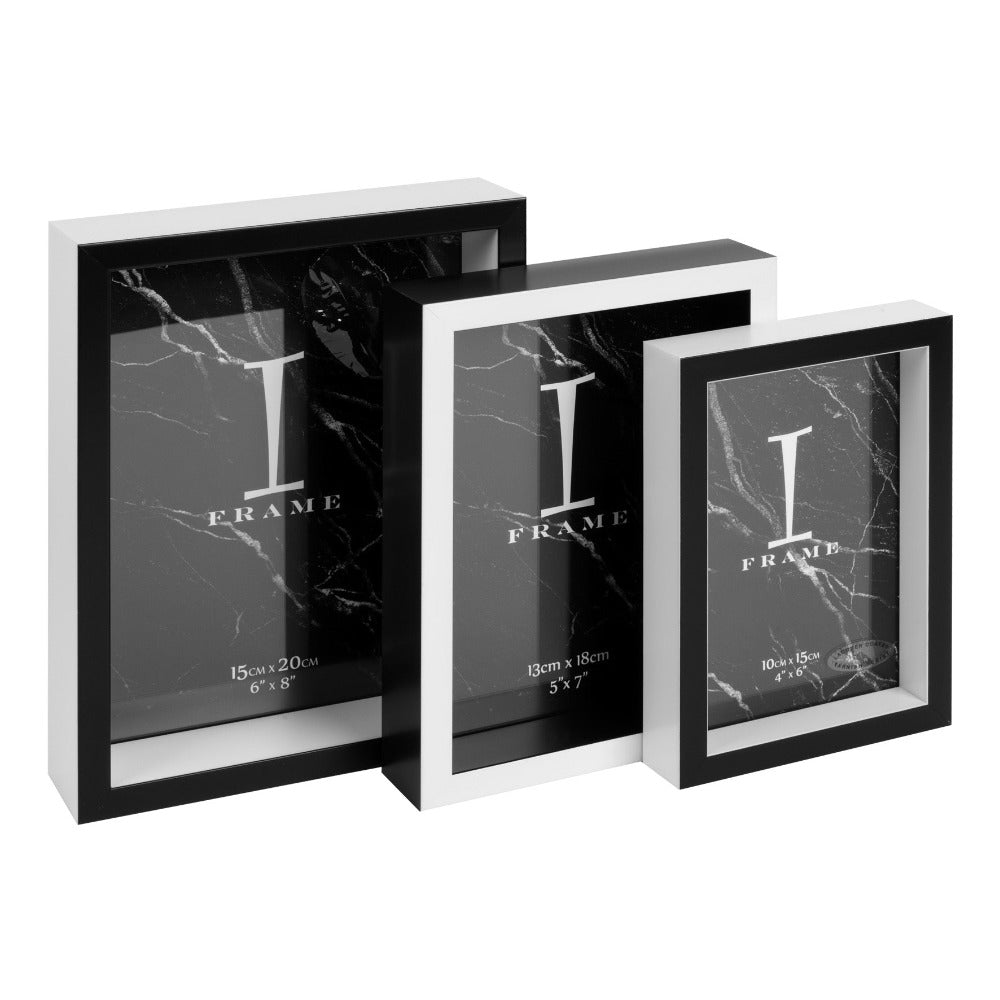 Stackable Frames Black and White Stackable Frames Set of 3 – Horgan's of Blarney