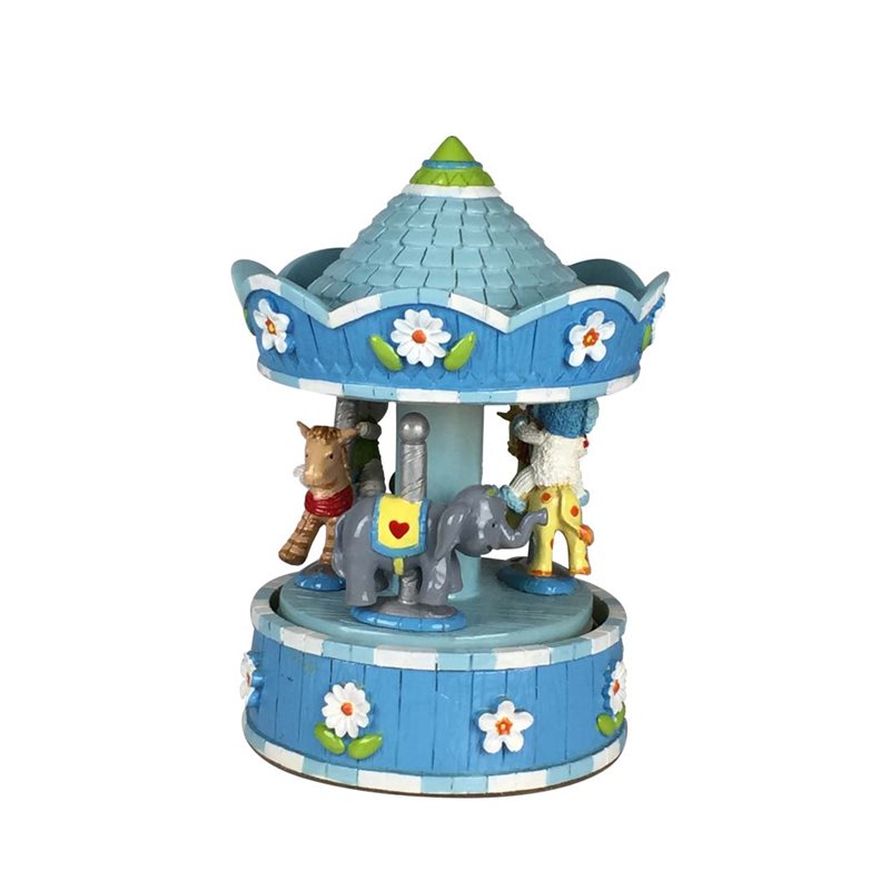 Music Carousel Blue Bears Animals