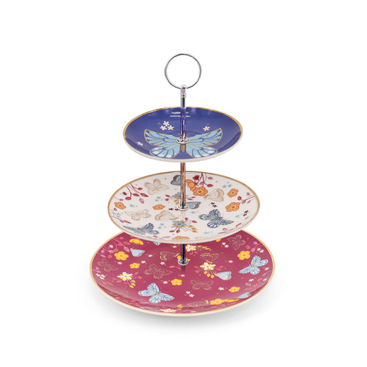 Butterfly Cupcake Stand - NEW 2022  Drawing inspiration from urban garden, the Tipperary Crystal Butterfly collection transforms an icon into something modern and unexpected. Playful and elegant, this collection draws from the inherent beauty of the butterfly.