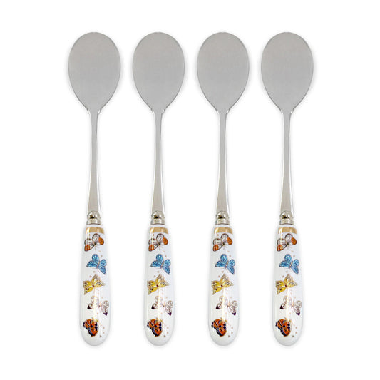 Tipperary Crystal Butterfly Dessert Spoons