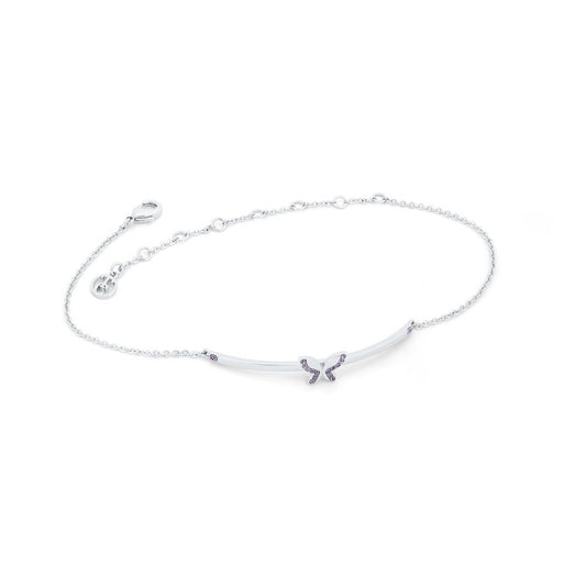 Tipperary Crystal Butterfly Silver Bracelet  Drawing inspiration from urban garden, the Tipperary Crystal Butterfly collection transforms an icon into something modern and unexpected.