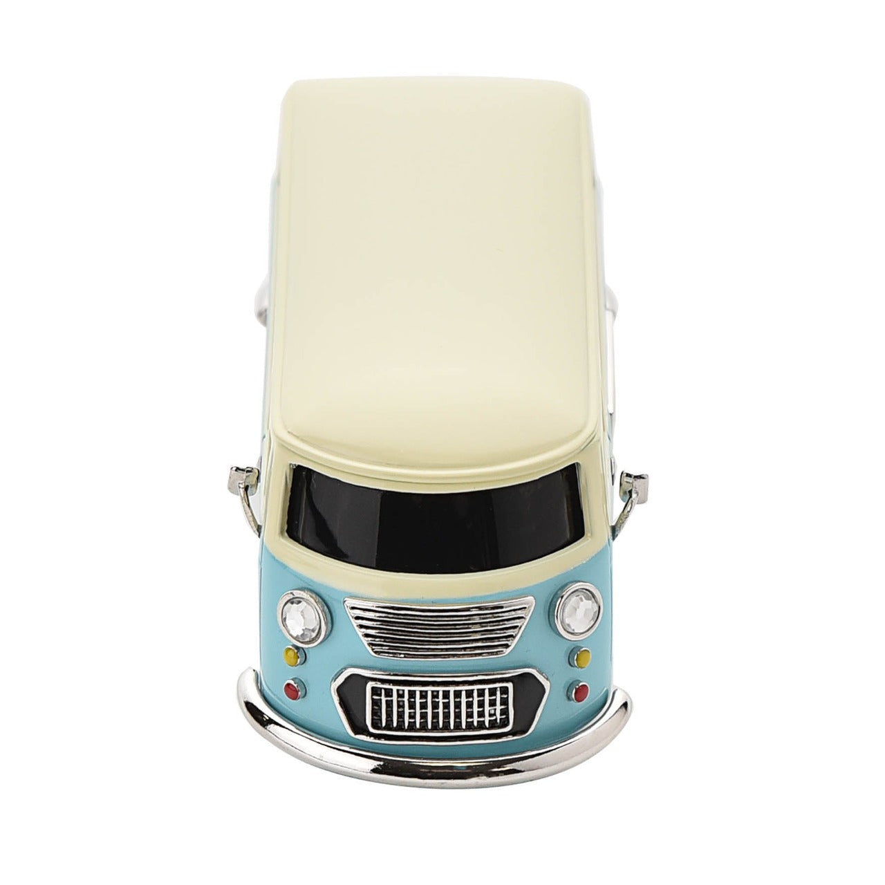 Campervan Miniature Clock Blue  A vintage campervan miniature clock from WILLIAM WIDDOP®.  Bring a uniquely refreshing touch to the home with this stylish miniature clock that makes for a great gift for anyone who is a fan of sports cars.