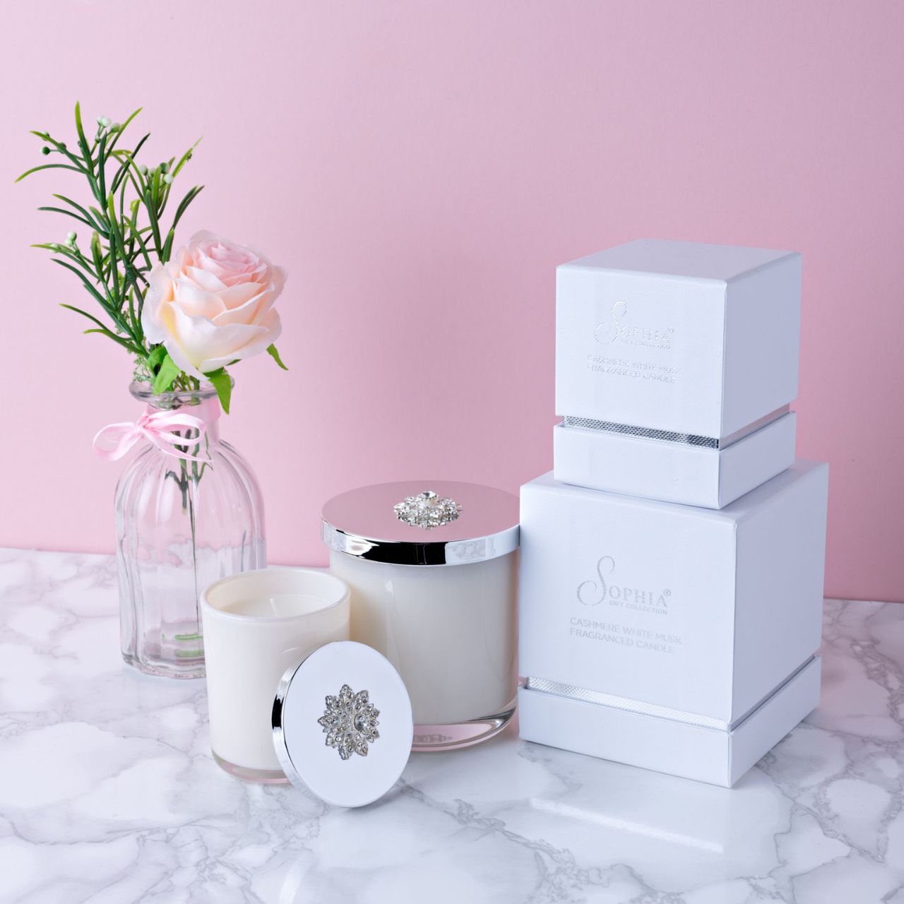 Sophia Classic Candle Vintage Jasmine 270g  Give someone special a lovely gift to help them unwind and relax with this luxury scented candle. From SOPHIA® - the home of sophistication in women's giftware.