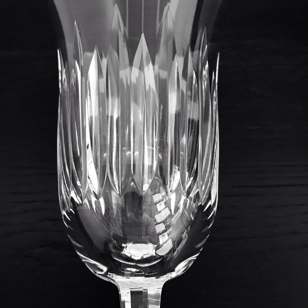 Waterford Crystal Carina Footed Iced Beverage / Iced Tea  Carina is inspired by the girls' name meaning "pretty" and features simple, yet elegant crystal cuts that add a brilliant touch to any table.