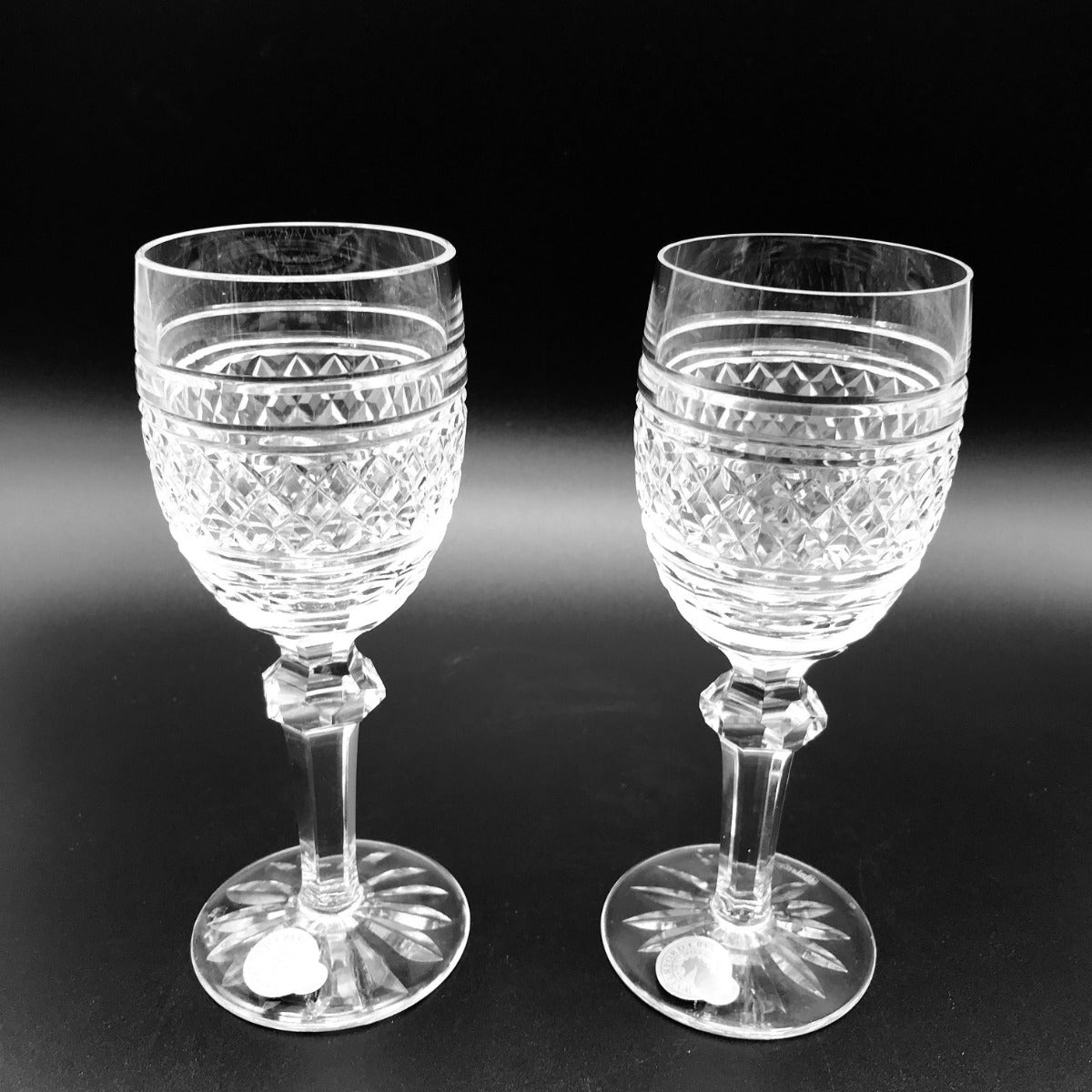 Waterford Crystal Castletown White Wine Pair of Blarney