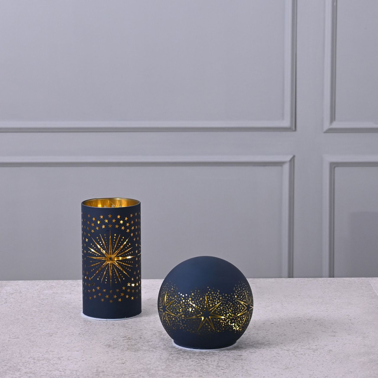 Celestial Blue Christmas Design Light Tube  A celestial blue LED tube light by THE SEASONAL GIFT CO®.  This glistening tube light will help to create a magical Winter Wonderland at home this festive period.