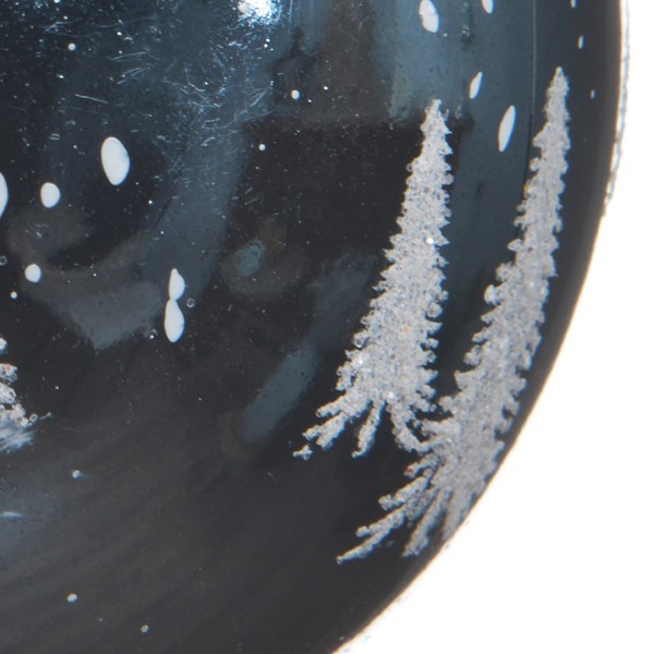 Kaemingk Christmas Bauble Night Blue Hanging Ornament  Night Blue Shatterproof Christmas Shiny Bauble Christmas Tree Ornament  Kaemingk surprises Christmas lovers all over the world with thousands of new innovative items each year.