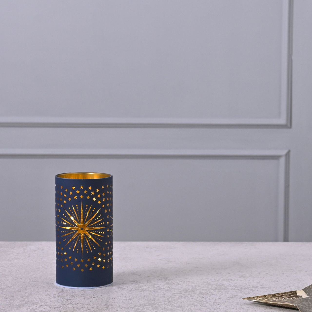 Celestial Blue Christmas Design Light Tube  A celestial blue LED tube light by THE SEASONAL GIFT CO®.  This glistening tube light will help to create a magical Winter Wonderland at home this festive period.