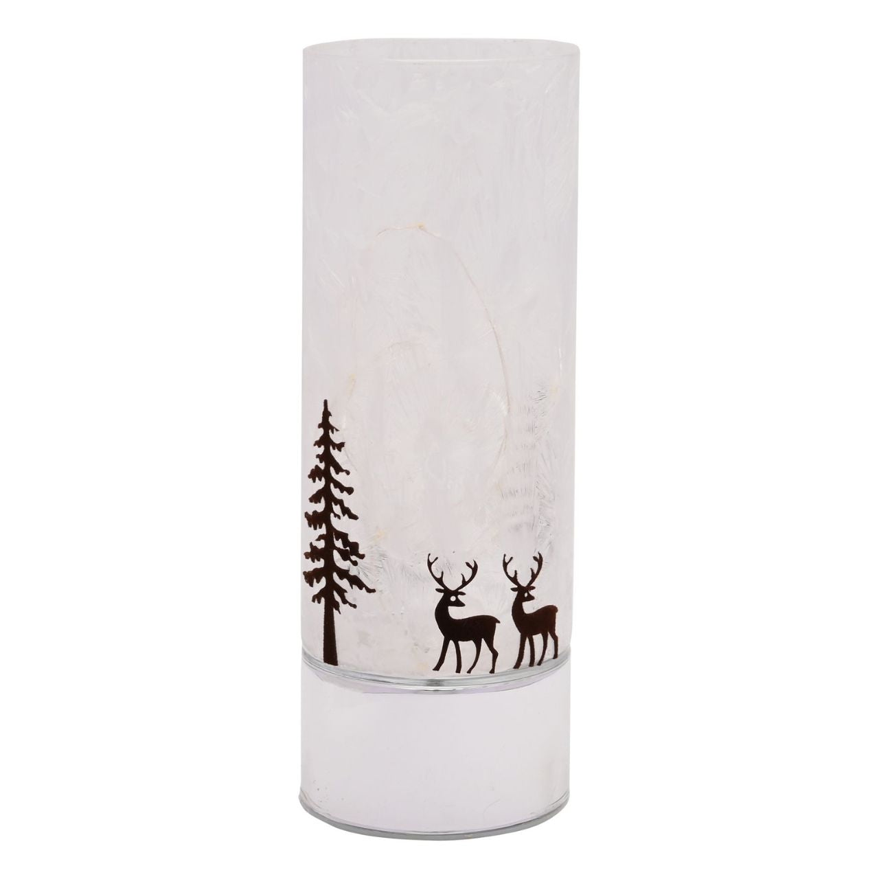 Large Reindeer with Tree Christmas LED Light Tube  A large reindeer with tree LED light tube.  This illuminating decoration is a delightful twist on the traditional this Christmas.