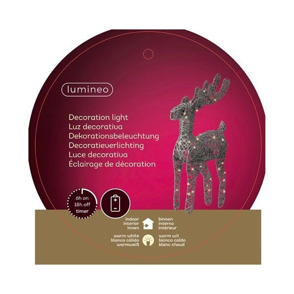 Kaemingk Christmas Micro LED Paper Deer - Indoor  Kaemingk surprises Christmas lovers all over the world with thousands of new innovative items each year. They specialises in beautifully detailed Christmas Ornaments and holiday seasonal decor. The catchy collections are contemporary, attractive and of high quality.