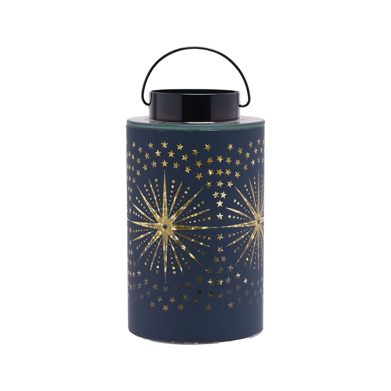 Christmas Celestial LED Lantern With Handle  A celestial LED lantern with handle by THE SEASONAL GIFT CO®.  This celestial lantern takes inspiration from the stars when displayed at Christmas time.