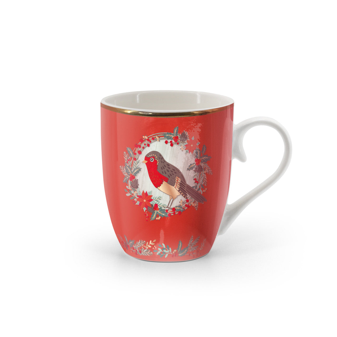 Tipperary Crystal Single Christmas Mug - Christmas Robin - NEW 2022  Gather your loved ones for a holiday celebration to remember. Our Christmas Tableware is made to bring festive happiness to lunch, dinner and every meal in between. Tipperary wishes to make these moments even more magical.