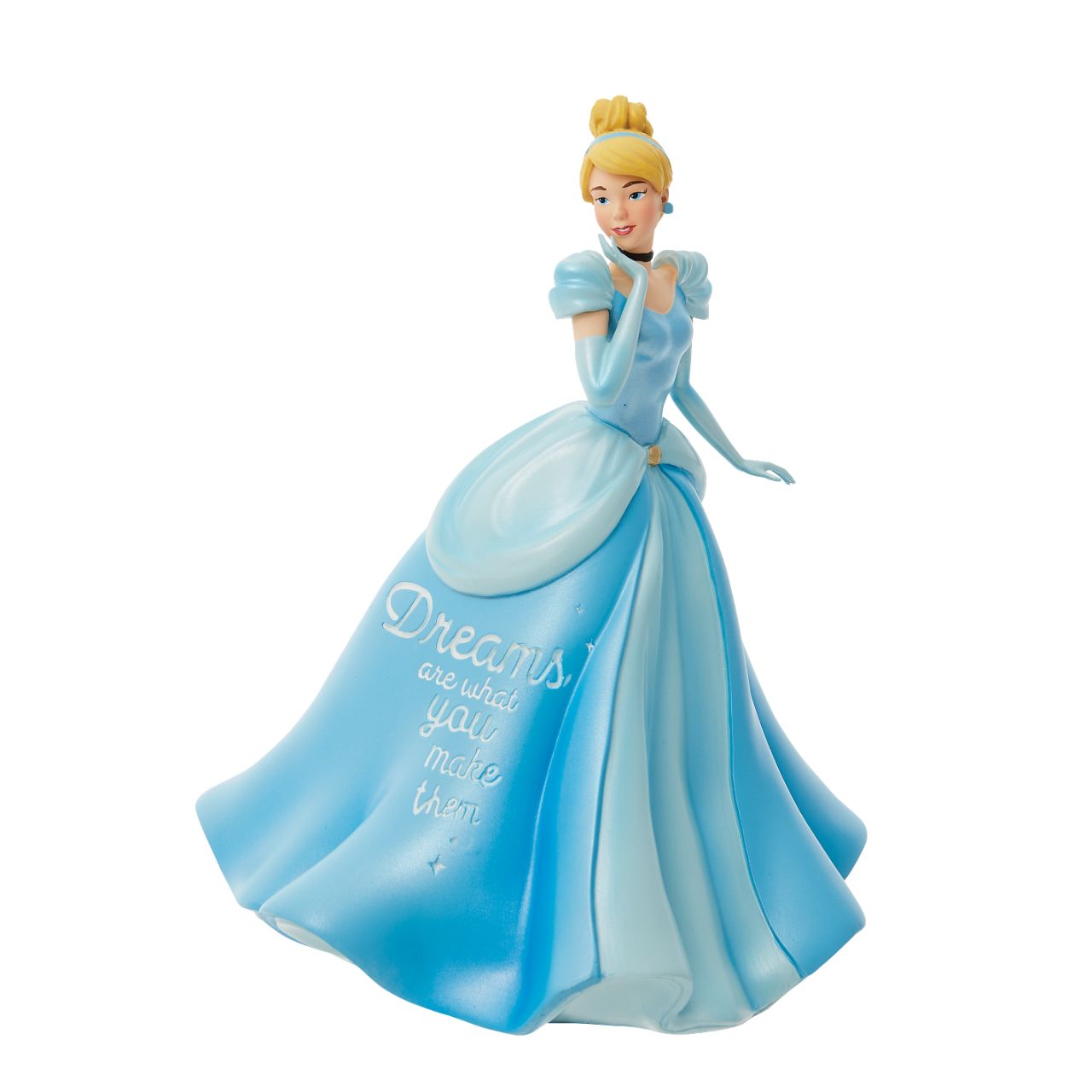 Disney Cinderella Princess Expression Figurine  Cinderella Princess Expression Figurine. Each piece is hand painted and slight colour variations are to be expected which makes each piece unique. Supplied in branded gift box. Not a toy or children's product. Intended for adults only.