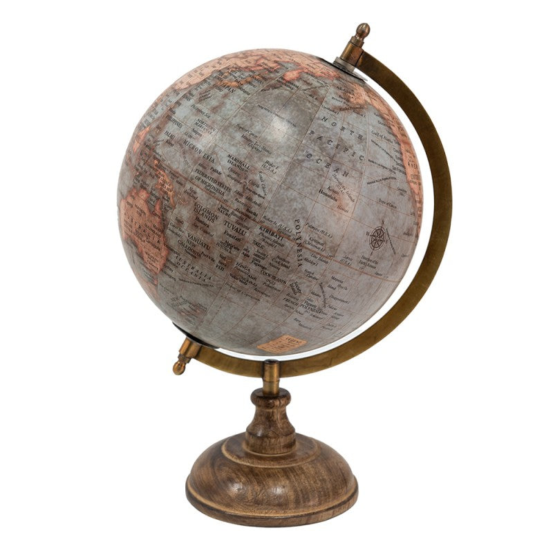 Clayre & Eef World Globe Decoration