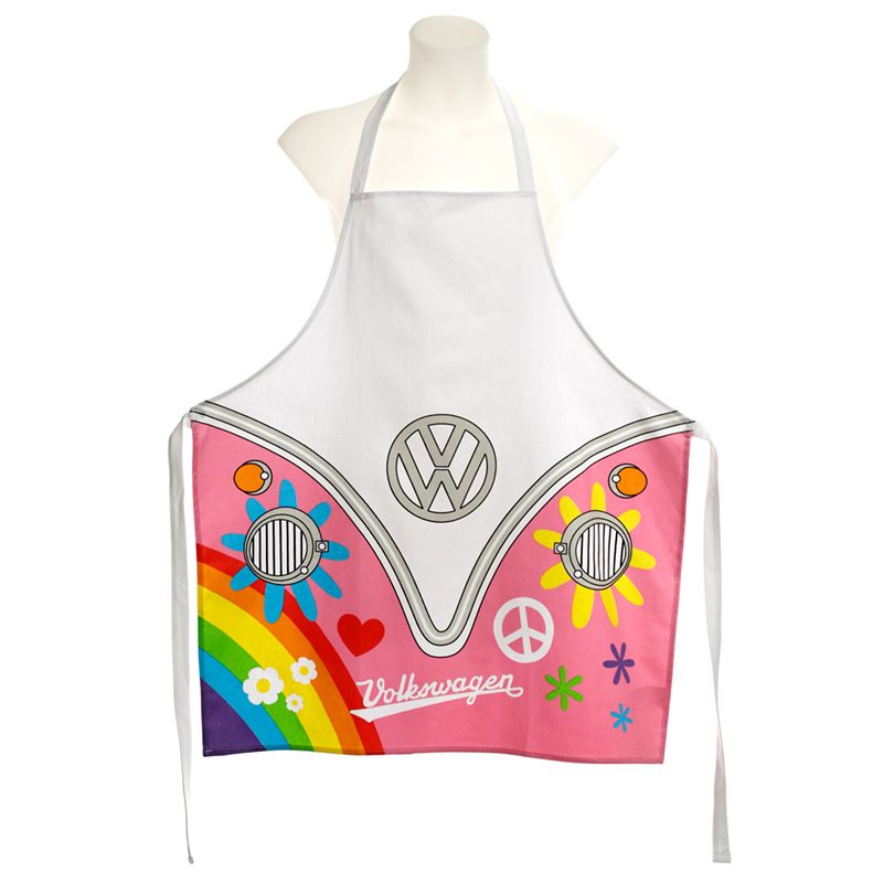 Cotton Apron - Volkswagen VW T1 Camper Bus Summer Love