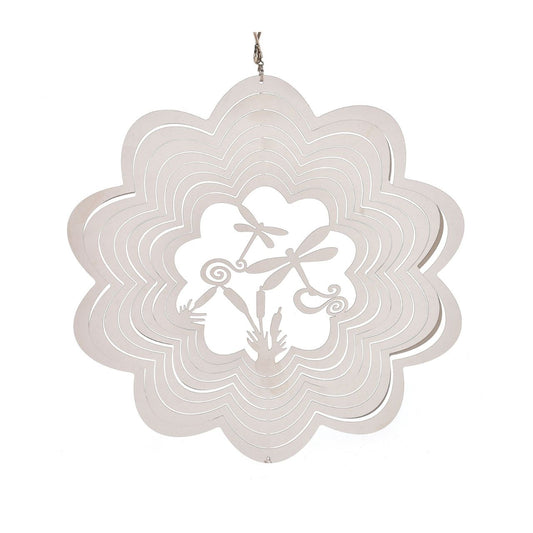 Suncatcher Country Living Dragonfly Garden Spinner  A charming silver metal wind spinner perfect for hanging from a tree or in a window. From The Collection by Country Living - gift, garden and home bringing you closer to the Great British outdoors.