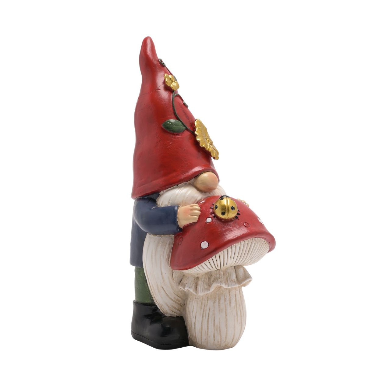 Country Living Gonk With Toadstool Figurine  A Gonk with Toadstool figurine by COUNTRY LIVING®.  This fun-filled decoration will raise smiles and add character to gardens.