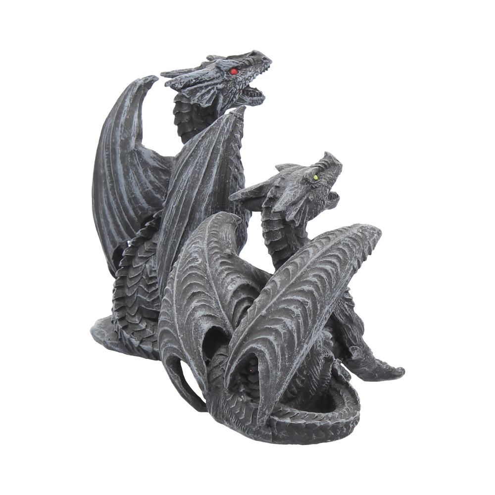 Dark Fury Obsidian Dragon Figurines