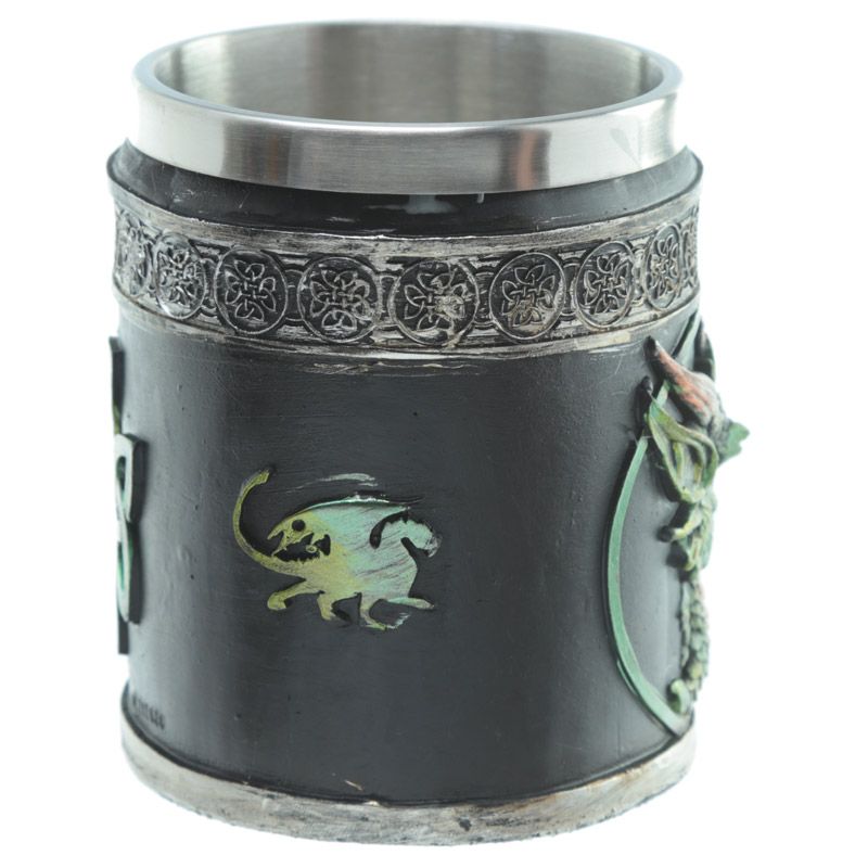 Decorative Dark Legends Dragon Tankard - Green