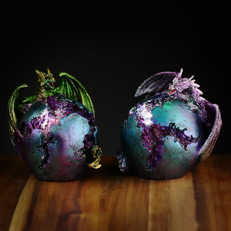 Dark Legends LED Geode Dragon Egg - Green