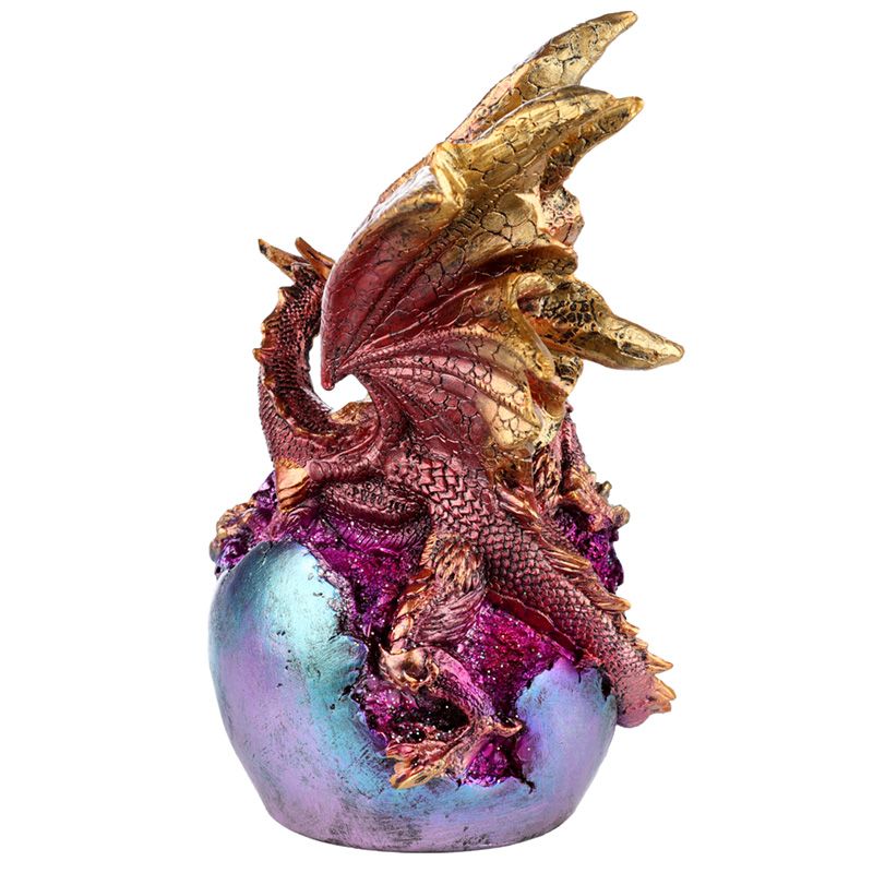 Dark Legends LED Geode Fire Dragon Egg