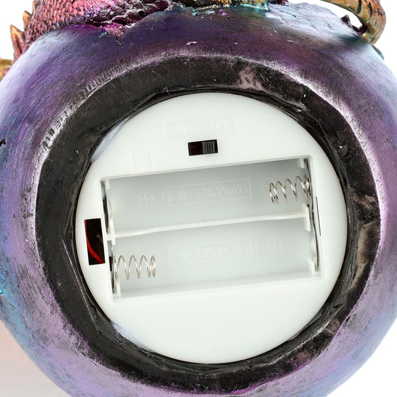 Dark Legends LED Geode Fire Dragon Egg