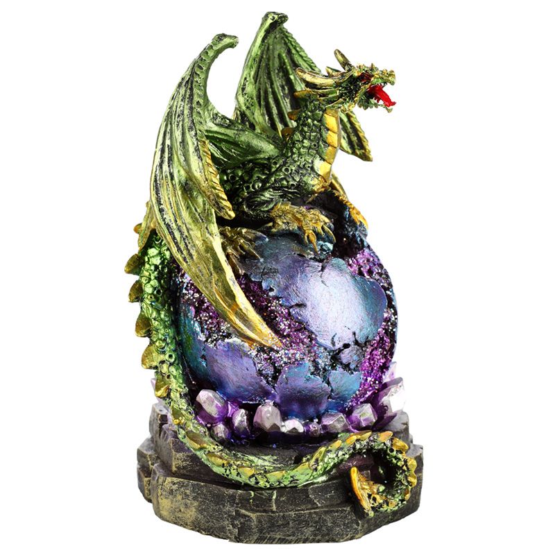 Dark Legends LED Geode Plinth Dragon Egg - Green
