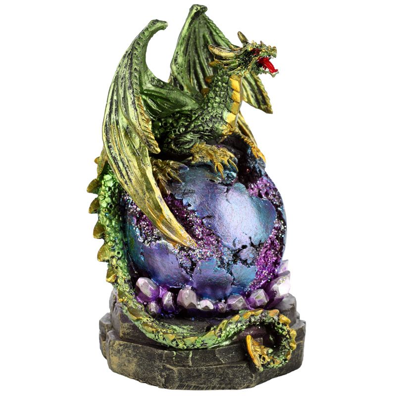 Dark Legends LED Geode Plinth Dragon Egg - Green