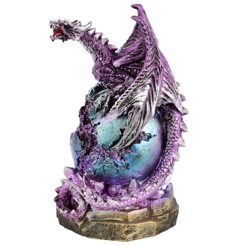 Dark Legends LED Geode Plinth Dragon Egg - Purple